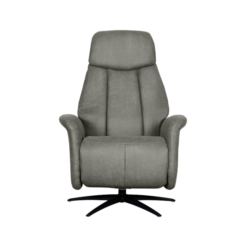 Fauteuil Oslo Taupe Kunstleder 1-Motorig 79x87x112 cm-Fauteuils-LABEL51