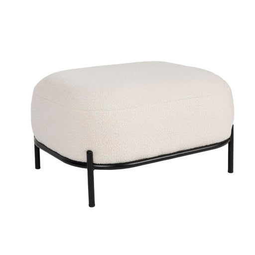 Fauteuil Polly Teddy Polyester Ivoor 50.5x66 cm-Fauteuils-Creating Home