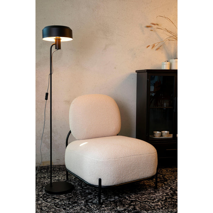 Fauteuil Polly Teddy Polyester Ivoor 71.5x66 cm-Fauteuils-Creating Home