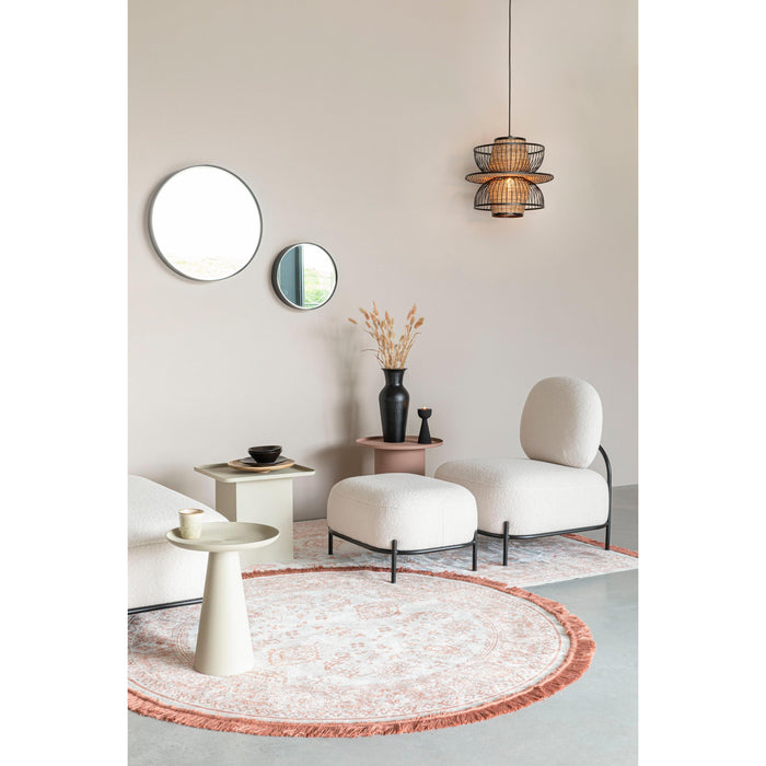 Fauteuil Polly Teddy Polyester Ivoor 71.5x66 cm