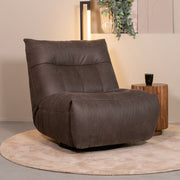 Fauteuil Powernap Station Antraciet Kunstleder 90x110x95 cm-Fauteuils-LABEL51