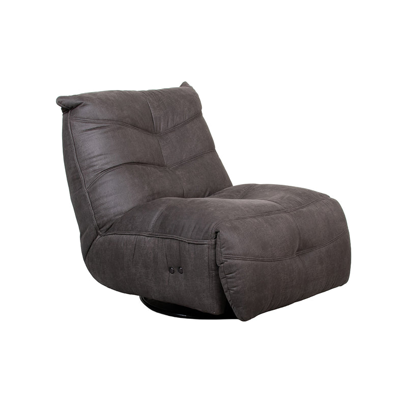 Fauteuil Powernap Station Antraciet Kunstleder 90x110x95 cm-Fauteuils-LABEL51
