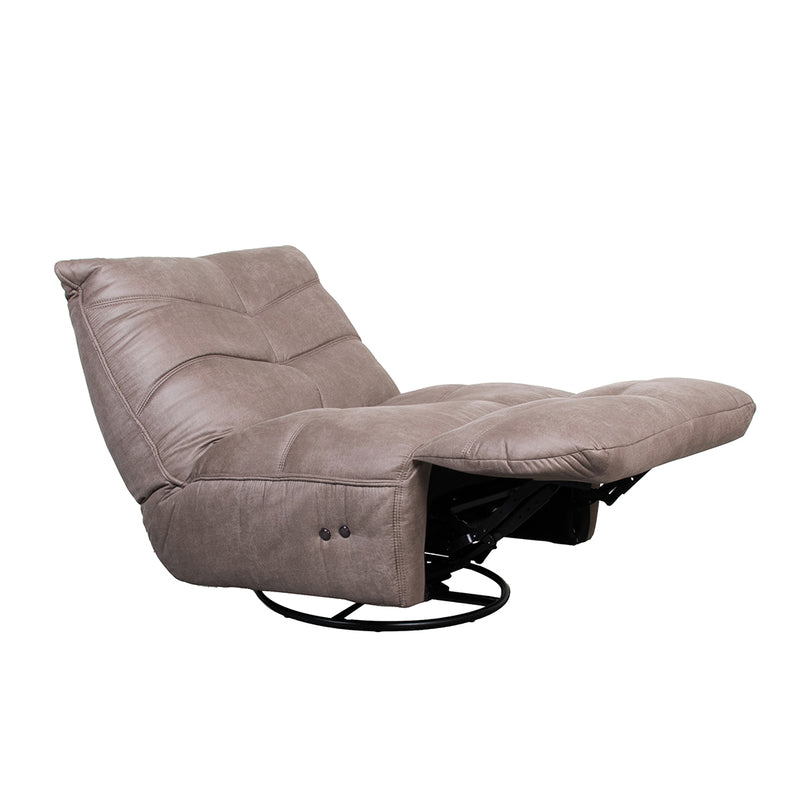 Fauteuil Powernap Station Taupe Kunstleder - 90x110x95 cm-Fauteuils-LABEL51