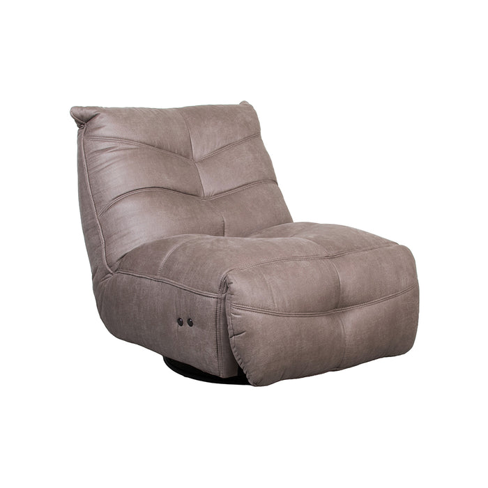 Fauteuil Powernap Station Taupe Kunstleder - 90x110x95 cm-Fauteuils-LABEL51