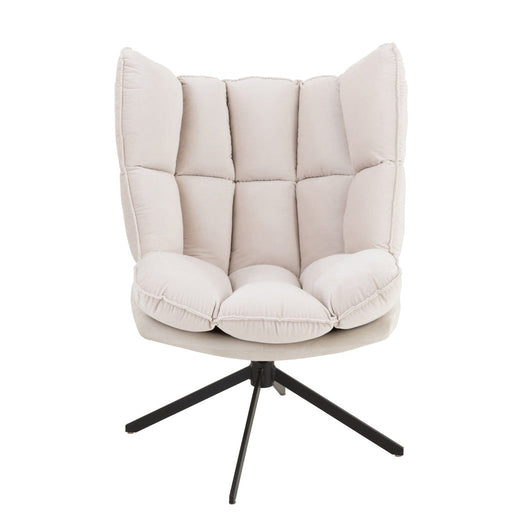 Fauteuil Relax Kussen On Frame Textiel | Metaal Beige-Fauteuils-J-Line