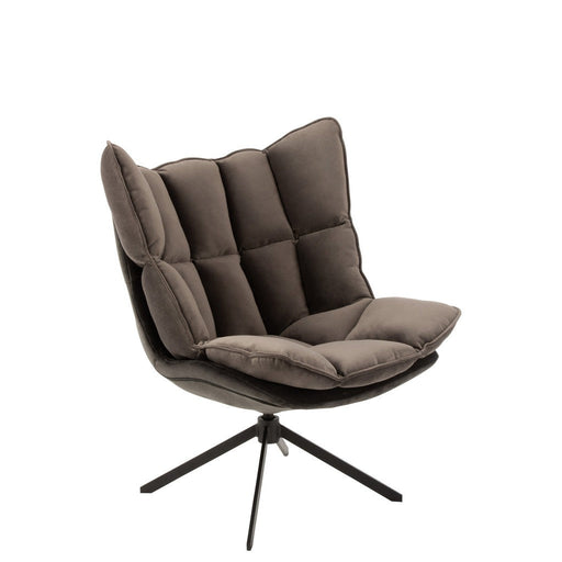 Fauteuil Relax Kussen On Frame Textiel | Metaal Grey-Fauteuils-J-Line