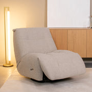 Fauteuil Relax and Recharge Naturel Boucle Met Accu 90x110x95 cm-Fauteuils-LABEL51