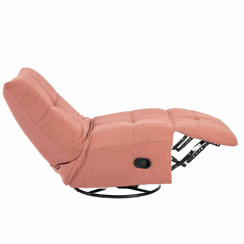 Fauteuil Relaxfauteuil Lazy Roze 78x97x90 cm-Fauteuils-Starfurn