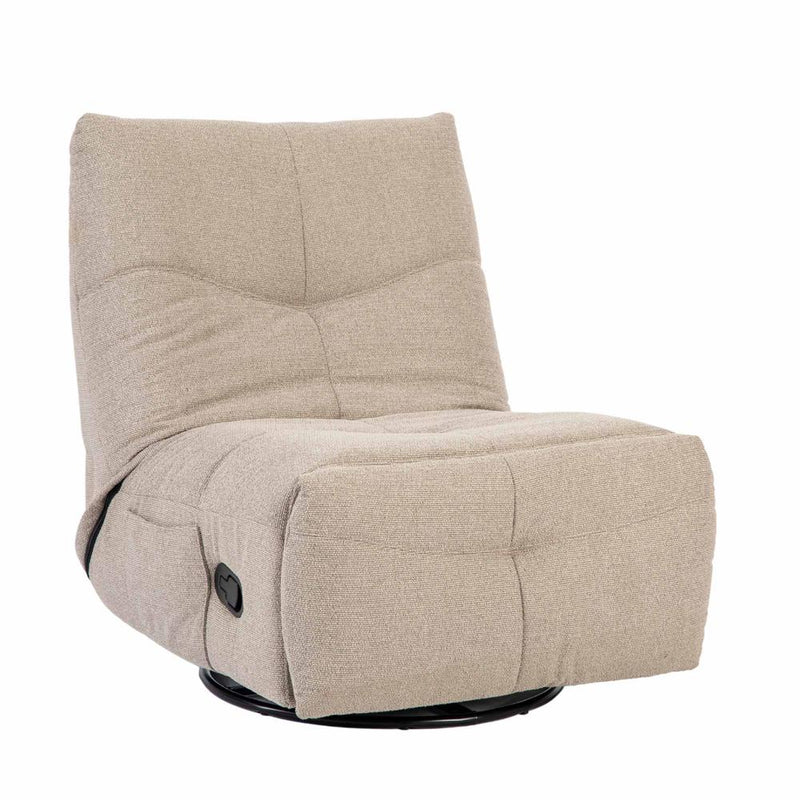 Fauteuil Relaxfauteuil Lazy Taupe 78x97x90 cm-Fauteuils-Starfurn