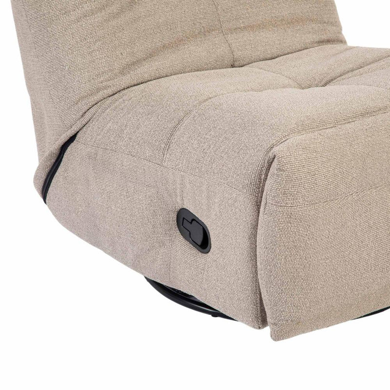 Fauteuil Relaxfauteuil Lazy Taupe 78x97x90 cm-Fauteuils-Starfurn