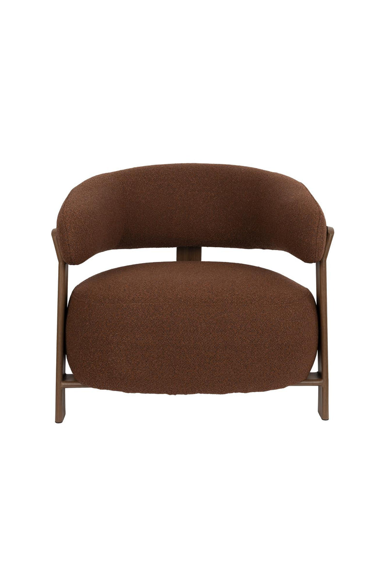 Fauteuil Robyn Polyester Rood 70.5x78 cm-Fauteuils-Creating Home