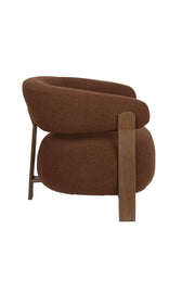 Fauteuil Robyn Polyester Rood 70.5x78 cm-Fauteuils-Creating Home