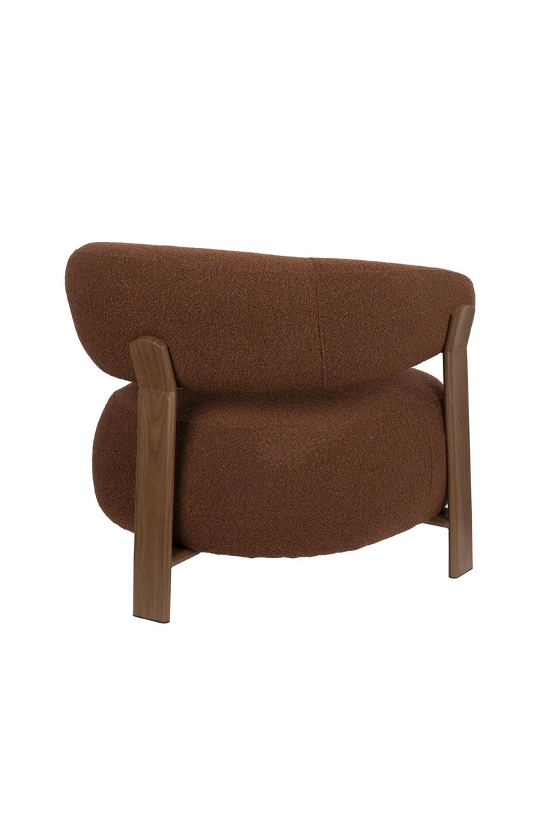 Fauteuil Robyn Polyester Rood 70.5x78 cm-Fauteuils-Creating Home