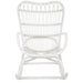 Fauteuil Rocking Stoel Rotan Wit 70x110x97 cm-Fauteuils-J-Line