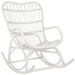 Fauteuil Rocking Stoel Rotan Wit 70x110x97 cm-Fauteuils-J-Line