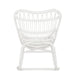 Fauteuil Rocking Stoel Rotan Wit-Fauteuils-J-Line