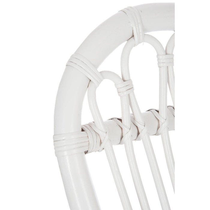 Fauteuil Rocking Stoel Rotan Wit-Fauteuils-J-Line