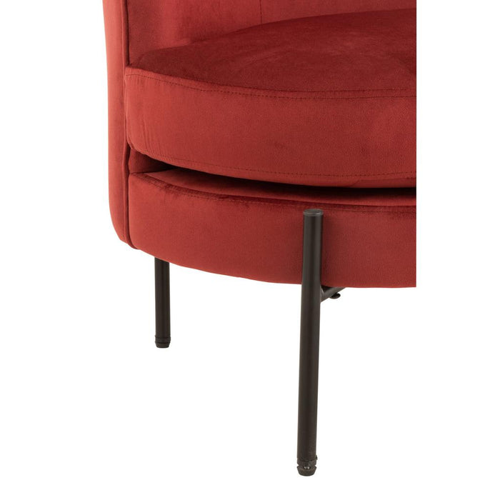 Fauteuil Rood Multiplex Rond 67 cm 67x71x66 cm-Fauteuils-J-Line