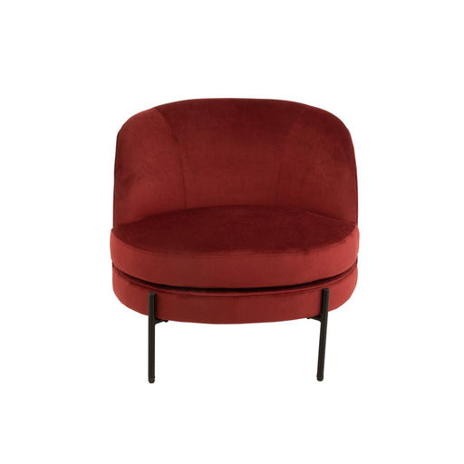 Fauteuil Rood Multiplex Rond 67 cm 67x71x66 cm-Fauteuils-J-Line