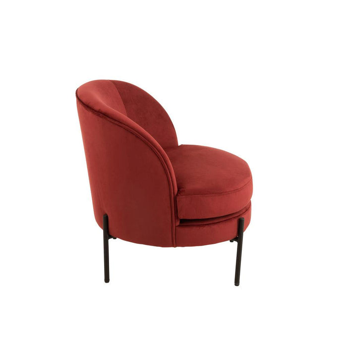 Fauteuil Rood Multiplex Rond 67 cm-Fauteuils-J-Line