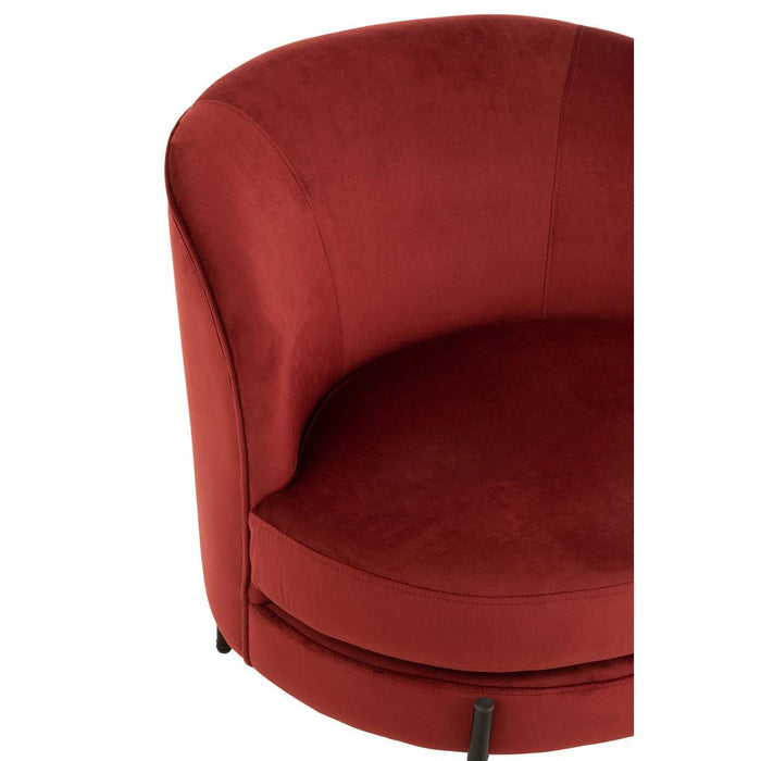 Fauteuil Rood Multiplex Rond 67 cm-Fauteuils-J-Line
