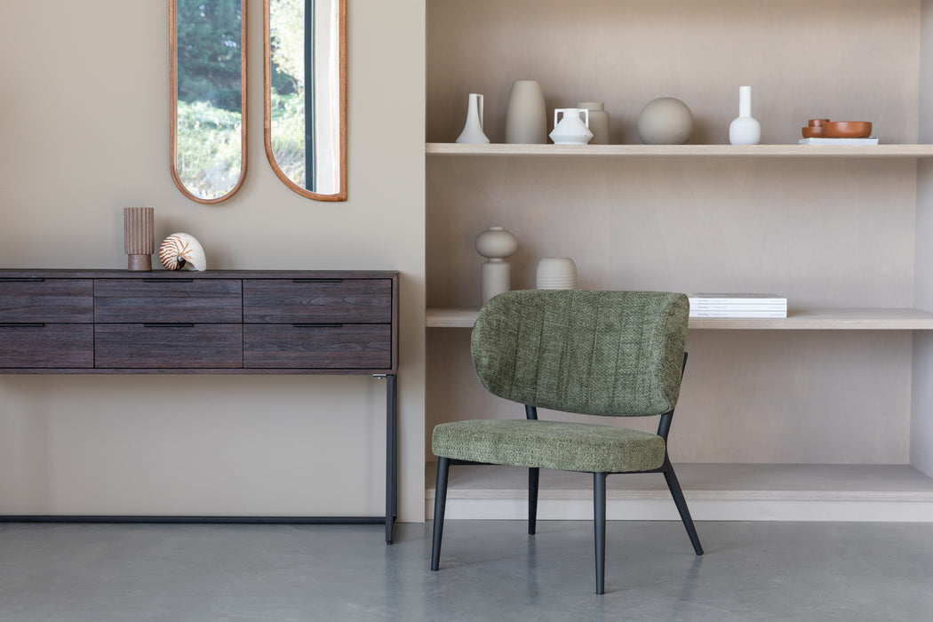 Fauteuil Sanne Polyester Groen 72x62 cm-Fauteuils-Creating Home