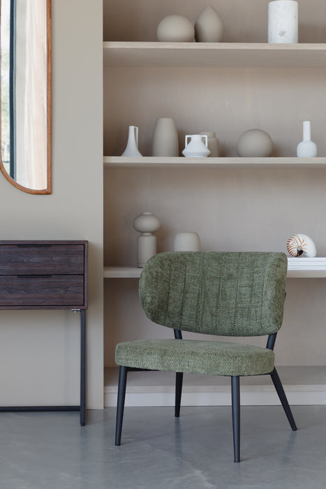 Fauteuil Sanne Polyester Groen 72x62 cm-Fauteuils-Creating Home
