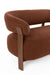 Fauteuil Robyn Sofa Polyester, Metaal Bruin, sfeerbeeld 5