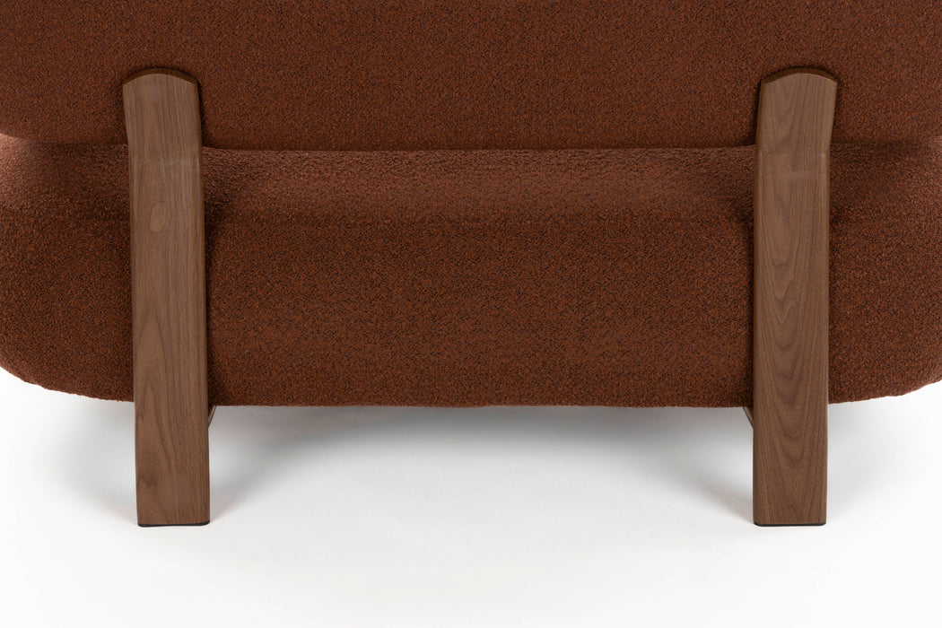 Fauteuil Robyn Sofa Polyester, Metaal Bruin, sfeerbeeld 8