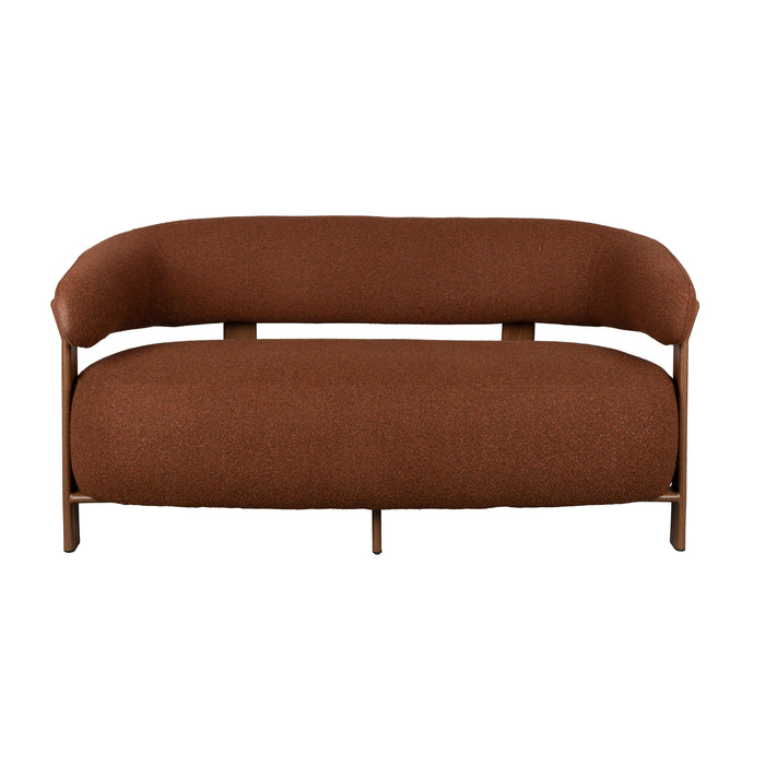 Fauteuil Sofa 2-seater Robyn Polyester Rood 71x135.5 cm-Fauteuils-Creating Home