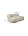 Fauteuil Sofa Noxx Polyester Beige 115x185 cm-Fauteuils-Creating Home