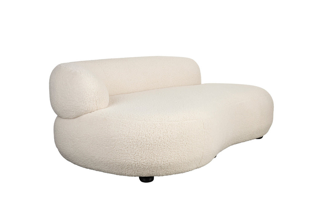 Fauteuil Sofa Noxx Polyester Wit 115x185 cm