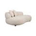 Fauteuil Sofa Noxx Polyester Wit 115x185 cm-Fauteuils-Creating Home