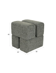 Fauteuil Staple Polyester Groen 40x40 cm-Krukken-Creating Home