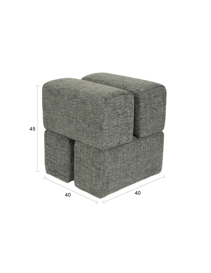 Fauteuil Staple Polyester Groen 40x40 cm-Krukken-Creating Home