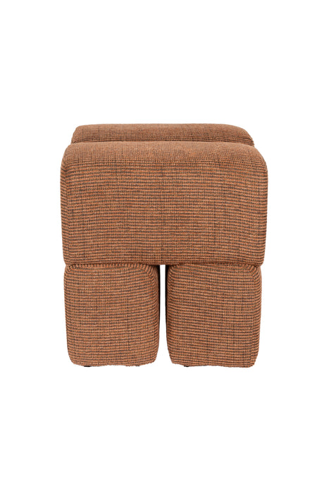 Fauteuil Staple Stool Polyester, MDF Terracotta, productafbeelding