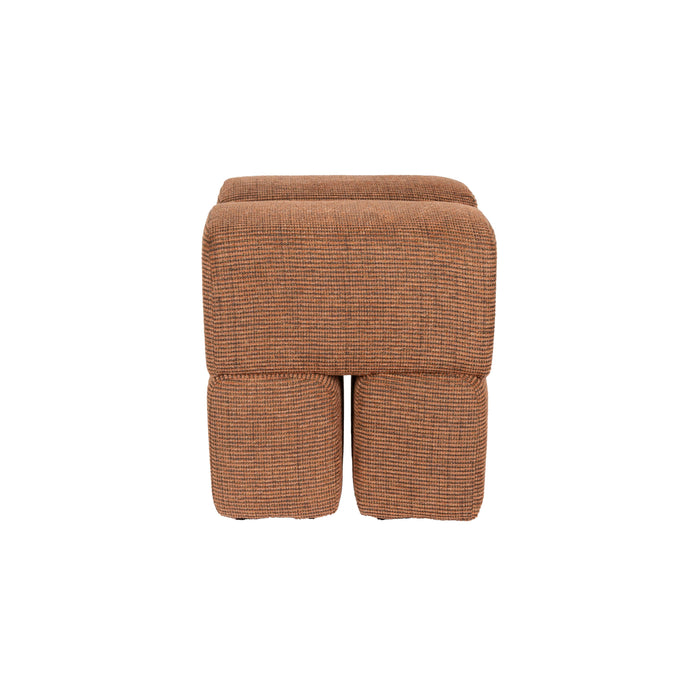 Fauteuil Staple Polyester Terracotta 40x40 cm-Fauteuils-Creating Home