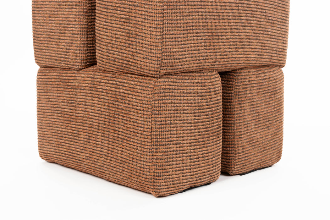 Fauteuil Staple Polyester Terracotta 40x40 cm-Krukken-Creating Home