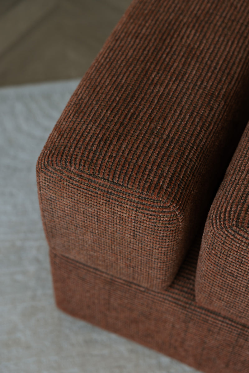Fauteuil Staple Polyester Terracotta 40x40 cm-Krukken-Creating Home