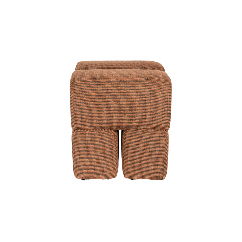 Fauteuil Staple Polyester Terracotta 40x40 cm-Krukken-Creating Home