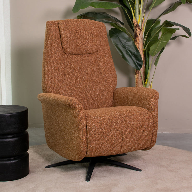 Fauteuil Stockholm Coral Boucle 1-Motorig 77x87x112 cm-Fauteuils-LABEL51