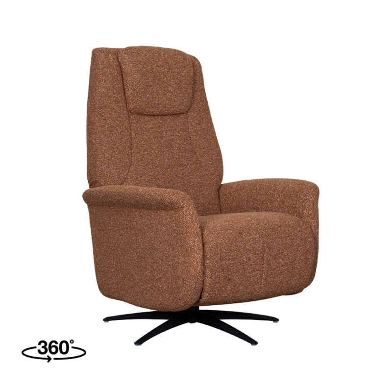 Fauteuil Stockholm Coral Boucle 1-Motorig 77x87x112 cm-Fauteuils-LABEL51