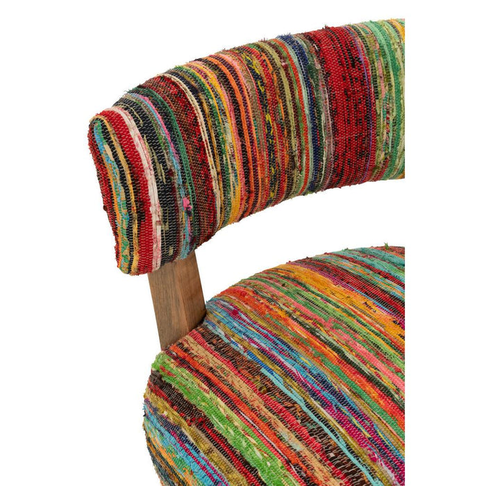 Fauteuil Stoel Chindi Hout/Textile Mix-Fauteuils-J-Line