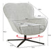 Fauteuil Sven Bisque Oasis Draaibaar 78 cm 78x86x84 cm-Fauteuils-Livingfurn