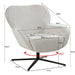 Fauteuil Sven Toffee Draaibaar 78 cm 78x86x84 cm-Fauteuils-Livingfurn