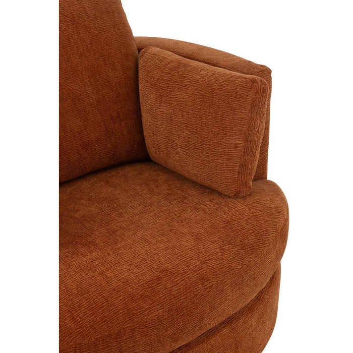 Fauteuil Swivel Poplar Hout | Foam Roest-Fauteuils-J-Line