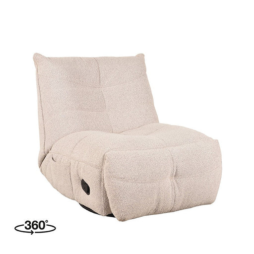 Fauteuil Take It Easy - Natural Bouclé | Draaibaar & Schommelbaar-Fauteuils-LABEL51