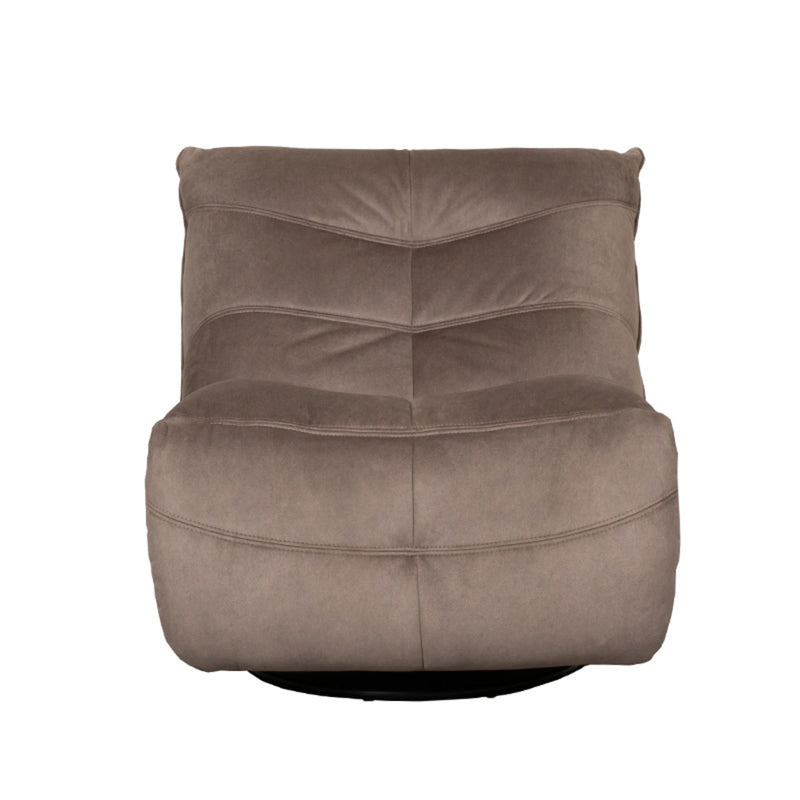 Fauteuil Take It Easy Taupe Velvet - 84x104x94 cm-Fauteuils-LABEL51