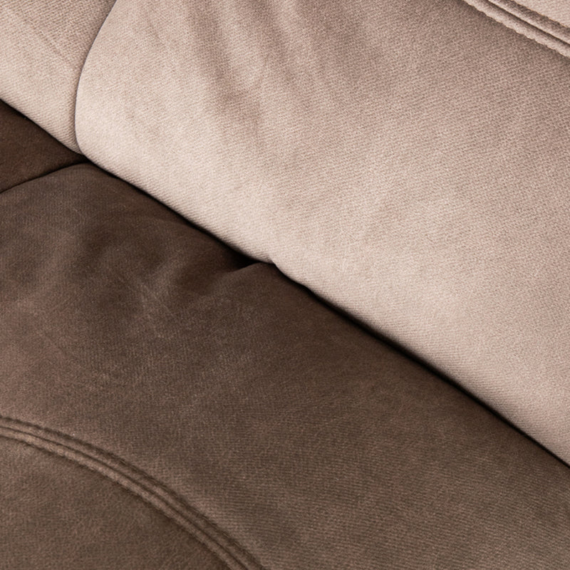 Fauteuil Take It Easy Taupe Velvet - 84x104x94 cm-Fauteuils-LABEL51