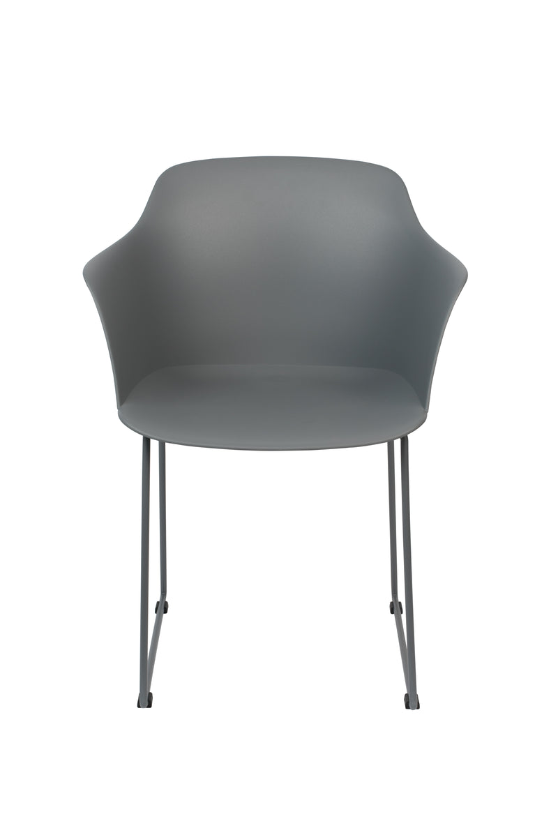 Fauteuil Tango Polypropyleen Grijs 54x58 cm-Fauteuils-Creating Home